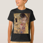 T-shirt ~ de Gustav Klimt le baiser<br><div class="desc">Klimt 1862-1918,  Gustav,  bei Wien,  Autriche de Baumgarten</div>