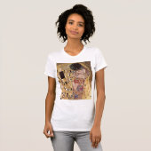 T-shirt ~ de Gustav Klimt le baiser (Devant entier)