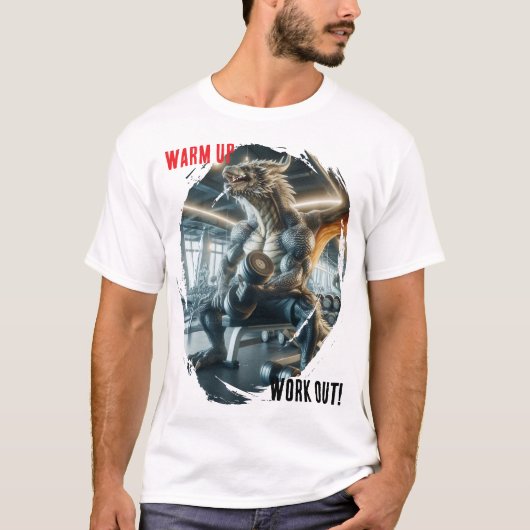 T-shirt de gym Dragon (Devant)