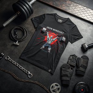T-Shirt de Gym Iron Mindset – Entraînement Motivat