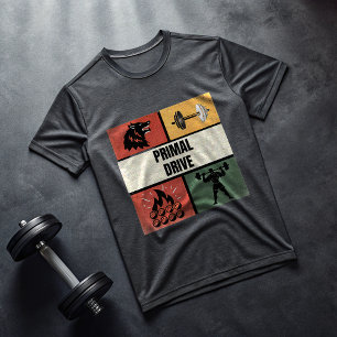 T-Shirt de gym Primal Drive – Entraînement Savage