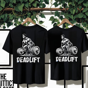 T-Shirt De Gymnastique De Bête Deadlift - Powerlif