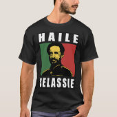 T-shirt de Haile Selassie Empereur (Devant)