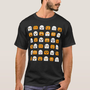 T-shirt de Halloween : Citrouilles et fantômes
