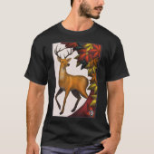 T-shirt de Hanafuda Deer Maple Classic (Devant)