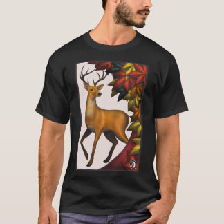T-shirt de Hanafuda Deer Maple Classic