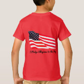 T-shirt de Hanes de drapeau d'allégeance de (Dos)