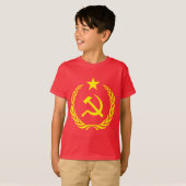 T-shirt de Hanes des enfants communistes de (Devant entier)