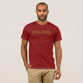 T-shirt de hashtag de QLDER (Devant entier)