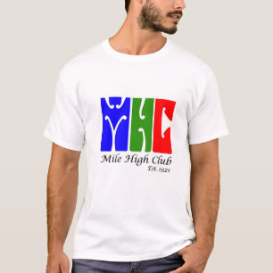 T-shirt de haut de club de mille