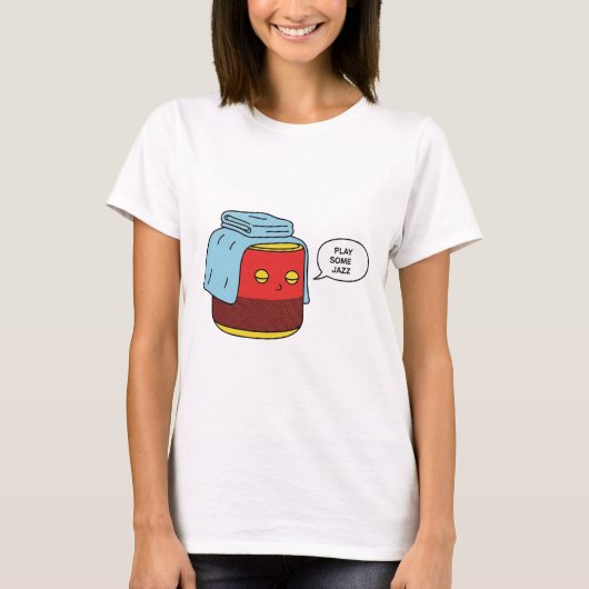 T-shirt de haut-parleur intelligent amusant | Joue (Devant)
