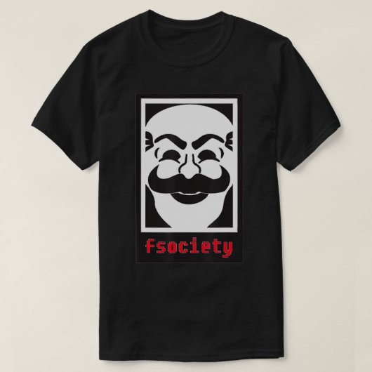 T-shirt de heer Mask Robot Control is een illusie  (Design voorkant)