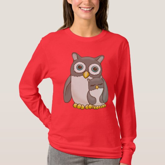 T-shirt de hibou amour toujours vous (Devant)