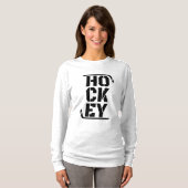 T-shirt       de hockey drôle (Devant entier)