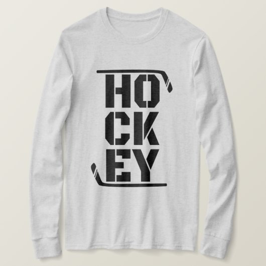 T-shirt de hockey drôle (Design devant)