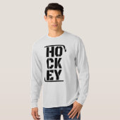 T-shirt de hockey drôle (Devant entier)