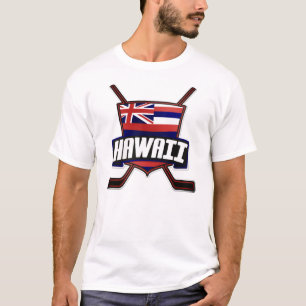 T-shirt de hockey Hawaii avec nom et numéro Imprim