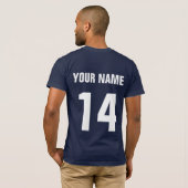 T-shirt de hockey japonais avec nom et numéro (Dos entier)