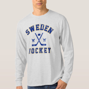T-Shirt de Hockey sur Glace de Suède