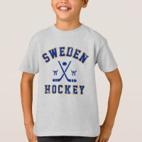 T-Shirt de Hockey sur Glace de Suède