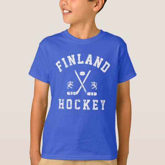 T-shirt de hockey sur glace en Finlande (Devant)