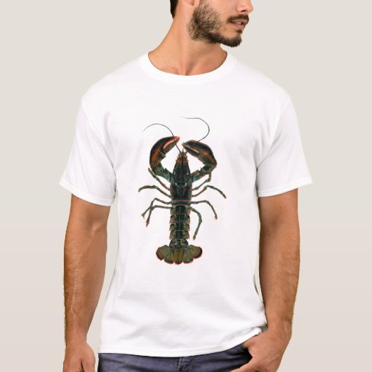 T-shirt de homard d'aquarelle (Devant)