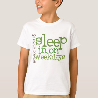 T-shirt de Homeschool des enfants : Sommeil dedans