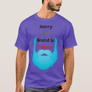 T-shirt de Hommes Désolé cette barbe est prise Chemise Val