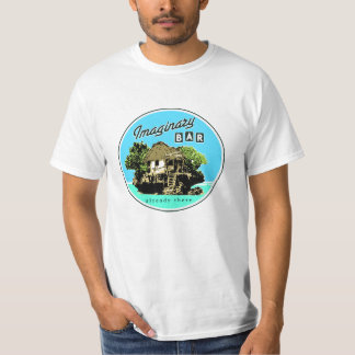 T-shirt de hutte d'île de barre d'Imagiary