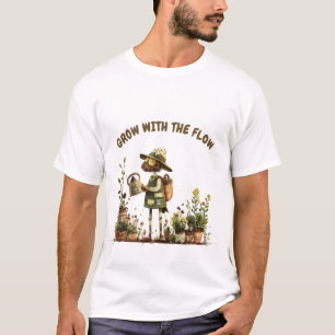 T-Shirt de jardinier Cottagecore Vintage
