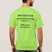 T-shirt de jazz-band de BCHS (Dos)