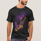 T-shirt de jazz de minuit (Devant)