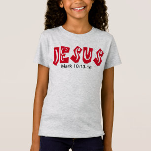 T-shirt de jersey fin pour les filles de Jésus
