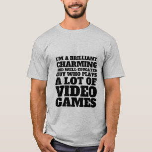 T-shirt de jeu amusant pour Geeks et joueurs