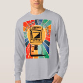 T-shirt de jeu amusant Retro (Devant)