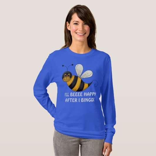 T-shirt de jeu Bee Happy Bingo (Devant entier)