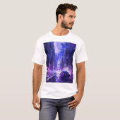 T-Shirt de jeu de style combattant de rue 2D rétro (Devant entier)