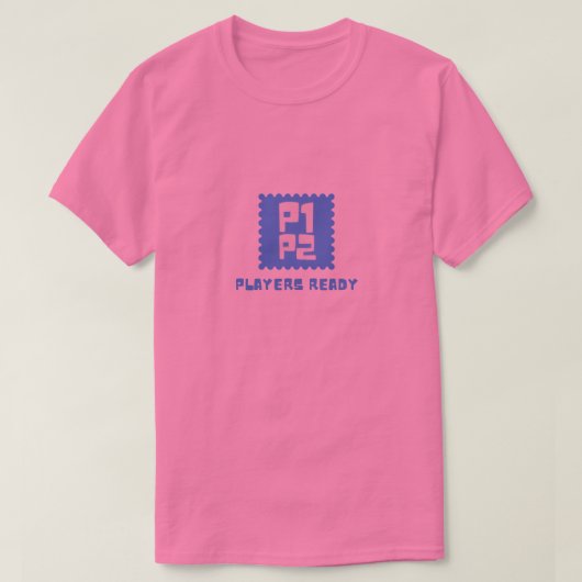 T-Shirt de jeu rétro Player One prêt (Design devant)
