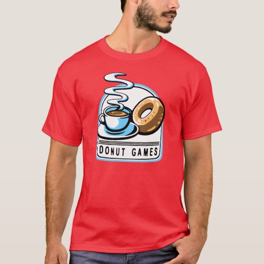 T-shirt de jeux de beignet (Devant)