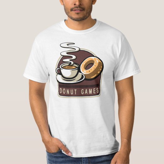 T-shirt de jeux de beignet (Devant)