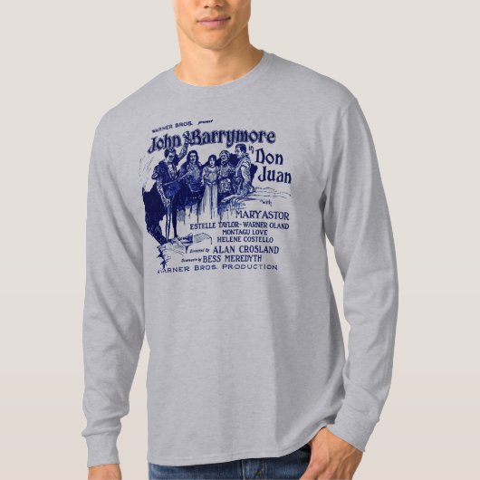 T-shirt de JOHN BARRYMORE DON JUAN (Devant)