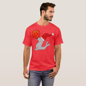 T-shirt de joint de Joyeux Noël (Devant entier)