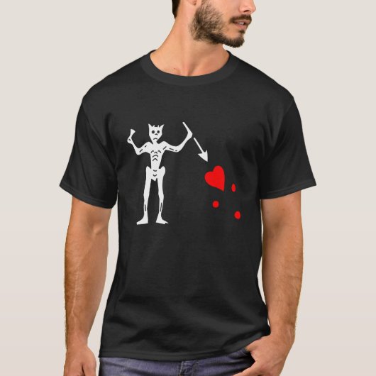 T-shirt de jolly roger de Blackbeard (Devant)