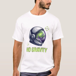 T-Shirt de joueur astronaute de l'espace sans grav