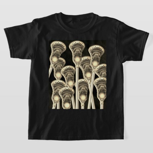 T-Shirt de joueur de crosse (Poser)