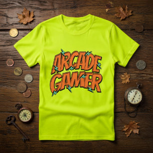 T-Shirt de joueur de jeux vidéo rétro des années 8