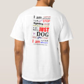 T-shirt de jour de conscience de pitbull du (Dos)