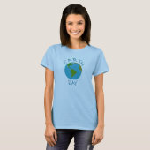 T-shirt de jour de la terre (Devant entier)