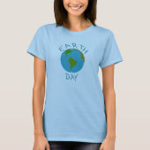 T-shirt de jour de la terre (Devant)