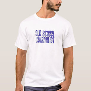T-shirt de journaliste de vieille école